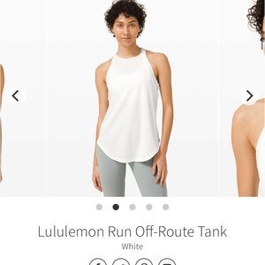 Lululemon Run Off Route Tank